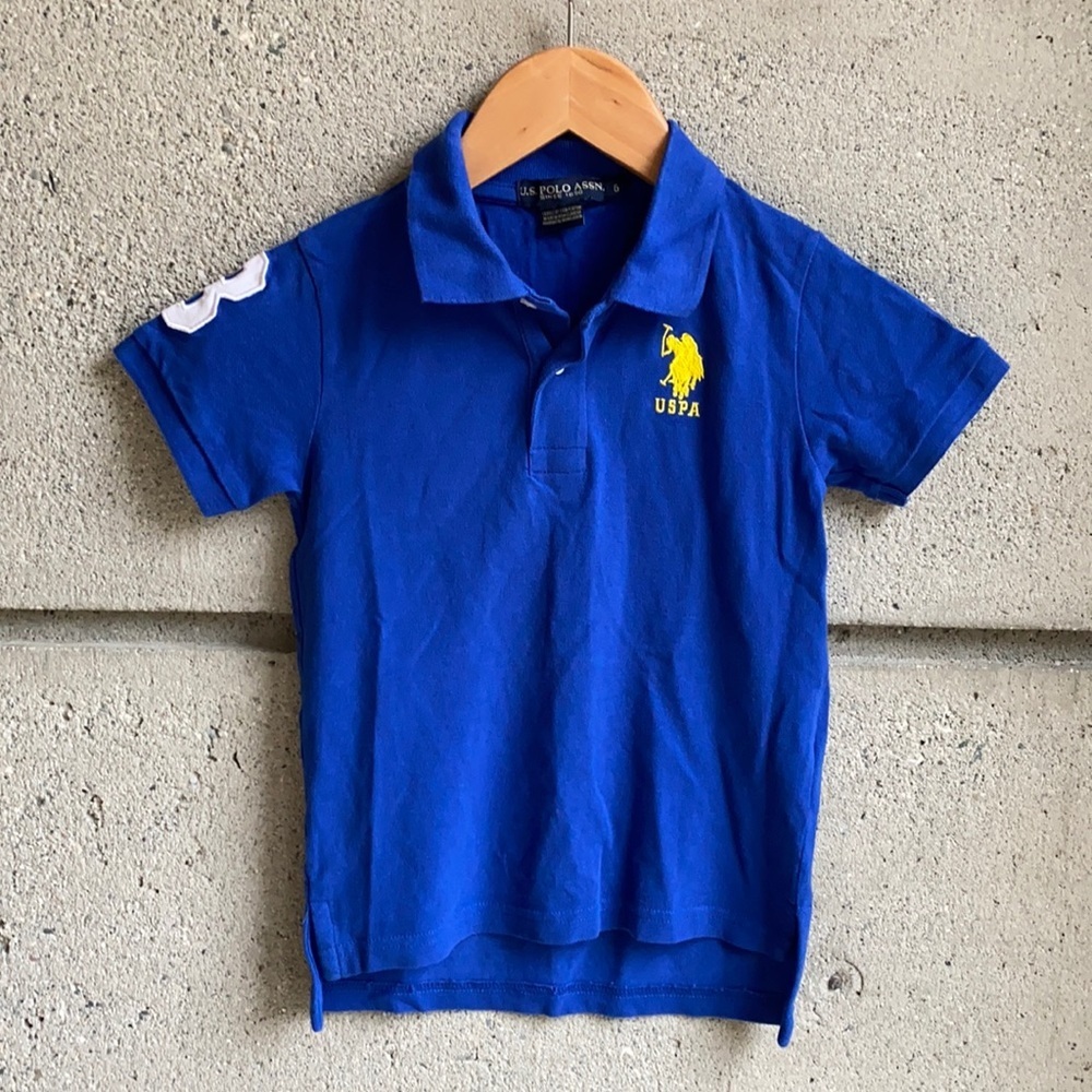 Kids 6 US Polo Assn. Since 1890 Bright Blue Polo #3